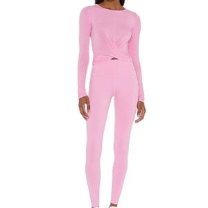 Alo Airbrush Legging in Parisian Pink